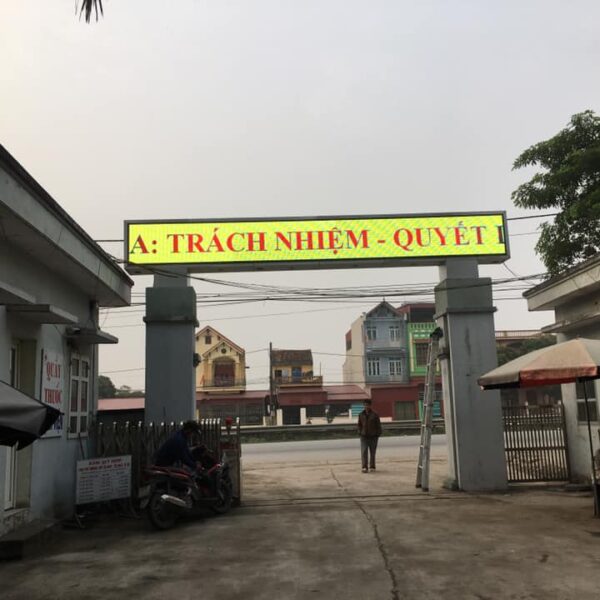 Thiết kế thi công Màn Hình Led Bệnh Viện Huyện Tiên Lữ Năm 2018