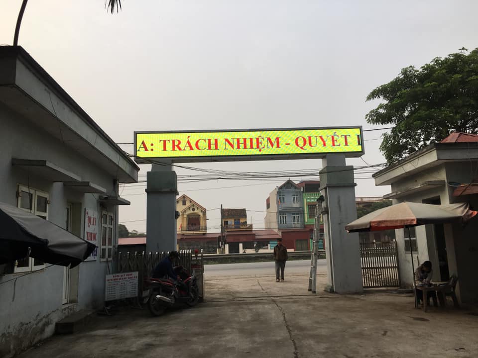 Thiết kế thi công Màn Hình Led Bệnh Viện Huyện Tiên Lữ Năm 2018